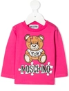 MOSCHINO PUZZLE TEDDY PRINT SWEATSHIRT