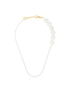 ALIGHIERI GOLD-PLATED PEARL NECKLACE