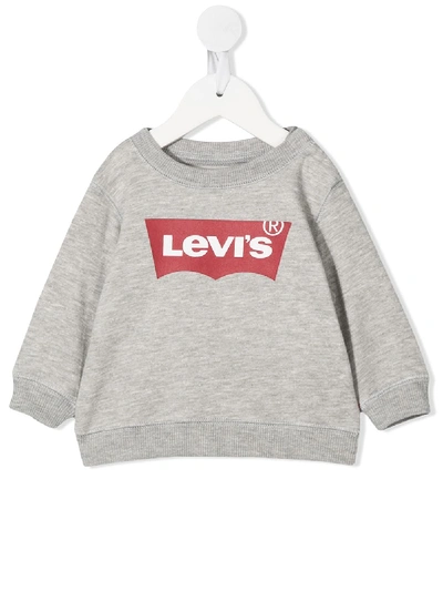 Levi's Babies' Grey Sweatshirt For Kids With Logo