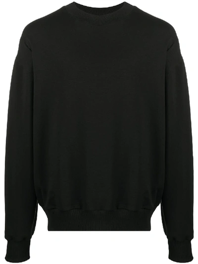 Alchemy Slouchy Crewneck Sweatshirt In Black