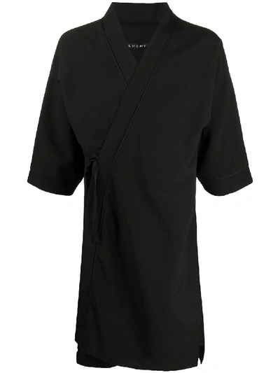 Alchemy Long Robe Cardigan In Black