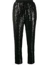 ALCHEMY SEQUINNED TRACK TROUSERS