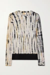 PROENZA SCHOULER TIE-DYED COTTON-JERSEY TOP