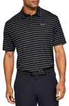 Under Armour Playoff 2.0 Loose Fit Polo In Black / / Pitch Gray