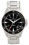 Hamilton Khaki Automatic Bracelet Watch, 40mm In Silver/ Black/ Silver