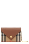 BURBERRY JADE VINTAGE CHECK CARD CASE ON A CHAIN,8025163