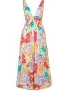 ZIMMERMANN BELLS FLORAL-PRINT MAXI DRESS