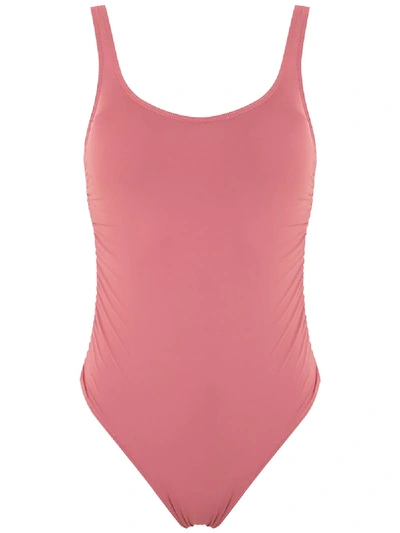 Amir Slama Maio Open Back One Piece In Pink