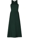 VICTORIA BECKHAM RACERBACK MIDI DRESS