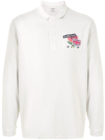 Kent & Curwen Chest Patch Polo Shirt In White