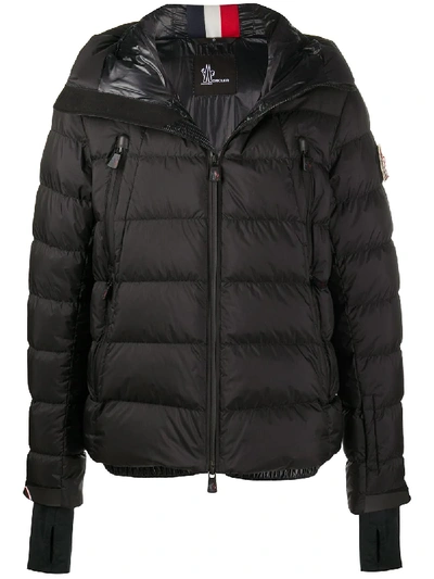 Moncler Piumino Camurac In Nylon Trapuntato In Black