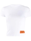 HERON PRESTON CROPPED FITTED T-SHIRT