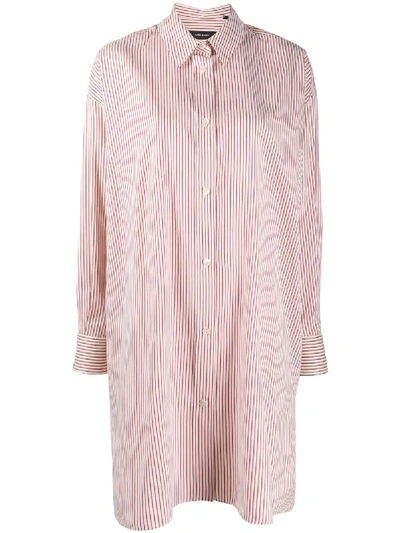 Isabel Marant Striped Button-up Shirt In White