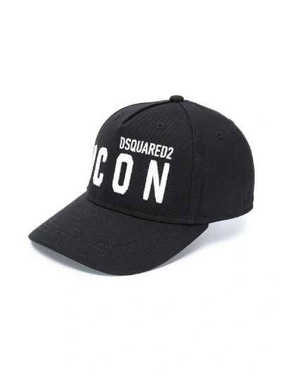 Dsquared2 Kids' Icon Baseball Cap In Black