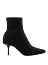 SERGIO ROSSI ANKLE BOOTS WITH BACK LOGO PLAQUE