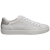 Gucci New Ace Perforated Leather Sneakers In White