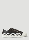 BURBERRY BURBERRY LOGO TWO TONE SNEAKERS