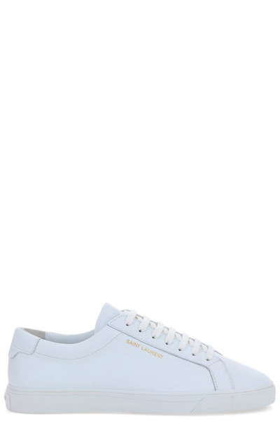 Saint Laurent Andy Lace In White