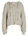 SABLYN Luke Cable Knit Cashmere Hoodie,060054209088