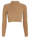 ANDAMANE Enny Cropped Wool-Cashmere Sweater,060054653782