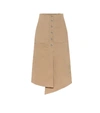 TIBI MYRIAM棉质斜纹布中长半身裙,P00486256