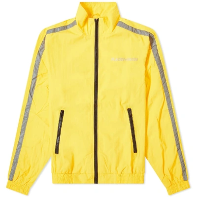 Places+faces Reflective Tape Track Jacket In Yellow