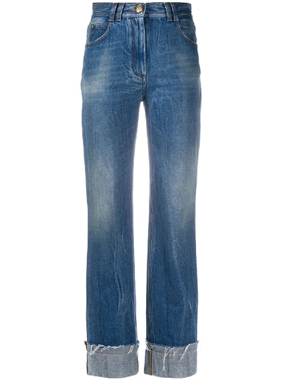 Balmain Jeans Mit Stone-wash-effekt In Blue