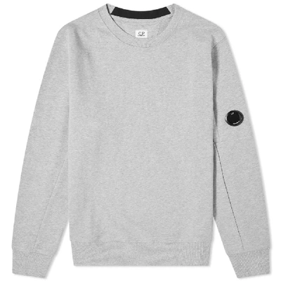 C.p. Company Melange Grey Cotton Crewneck Sweatshirt