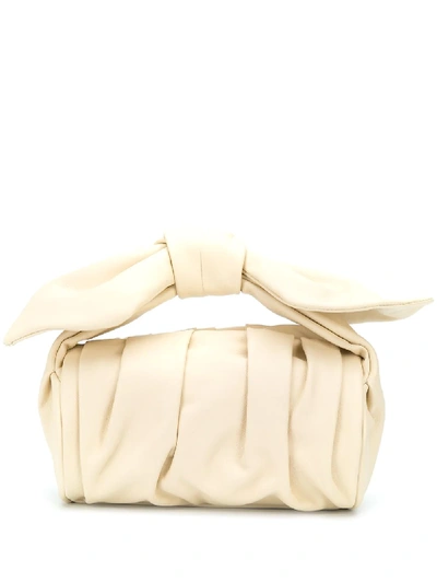 Rejina Pyo Knotted Crossbody Leather Bag In Neutrals