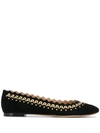 CHLOÉ LAUREN STUDDED BALLERINA SHOES