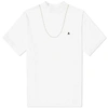 Ambush Logo Cotton Jersey T-shirt W/chain In White Whte