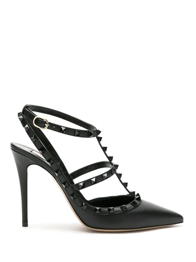 Valentino Garavani Valentino  Rockstud高跟鞋 - 黑色 In Black