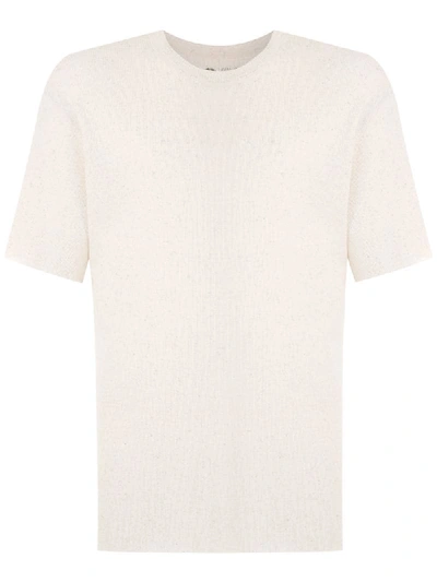 Osklen Ribbed Cânhamo T-shirt In White