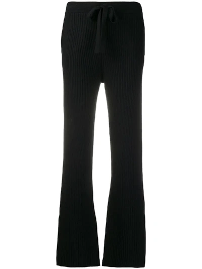 Dorothee Schumacher Ribbed Trousers In Black