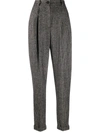 DOLCE & GABBANA TAPERED TWEED TROUSERS