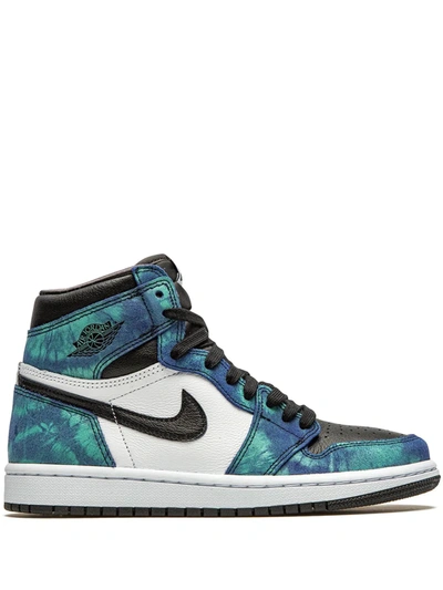 Jordan 1 High Tie-dye 板鞋 In Blue