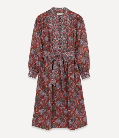 Liberty Patti Tana Lawn' Cotton Valentine Smock Dress In Assorted