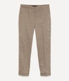 PIAZZA SEMPIONE HOUNDSTOOTH TAPERED TROUSERS,000710470