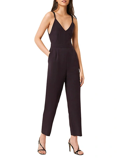 French Connection Anana Whisper Jumpsuit In Utility Blue
