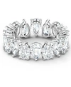 Swarovski Vittore Pear Shape Crystal Band Ring In Crystal