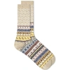 ANONYMOUS ISM Anonymous Ism Fairisle Jacquard Crew Sock