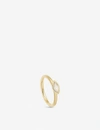 ASTLEY CLARKE PALOMA 18CT GOLD-PLATED VERMEIL STERLING SILVER AND MOONSTONE RING,R00101953