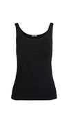 Wolford Jamaika Cotton-blend Tank Top In Black