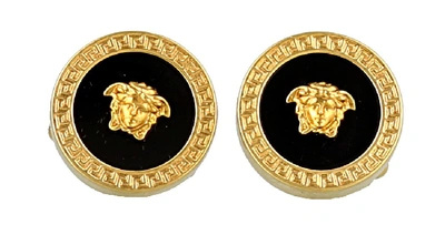 Versace Medusa Head Cufflinks In Golden