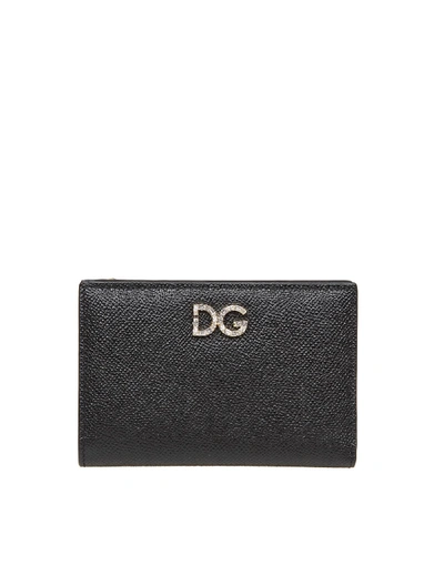 Dolce & Gabbana Small Black Leather Wallet
