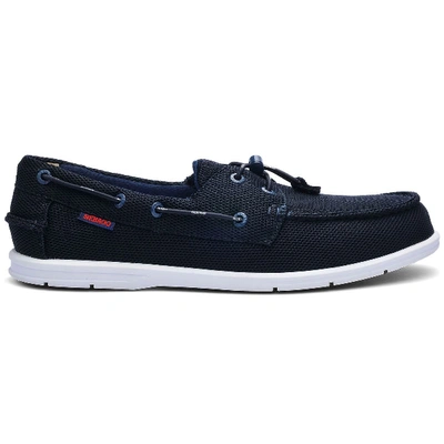 Sebago Naples Tech Boat Shoe Blue In Blue Navy