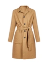 AMI ALEXANDRE MATTIUSSI BELTED WOOL COAT,11462939