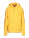 Armani Exchange Hooded Sweatshirt In Yellow