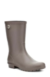 Ugg Women's Sienna Mid Calf Rain Boots In Charcoal