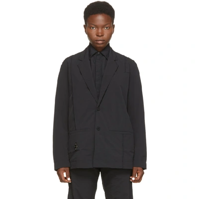 A-cold-wall* Black Rhombus Badge Blazer